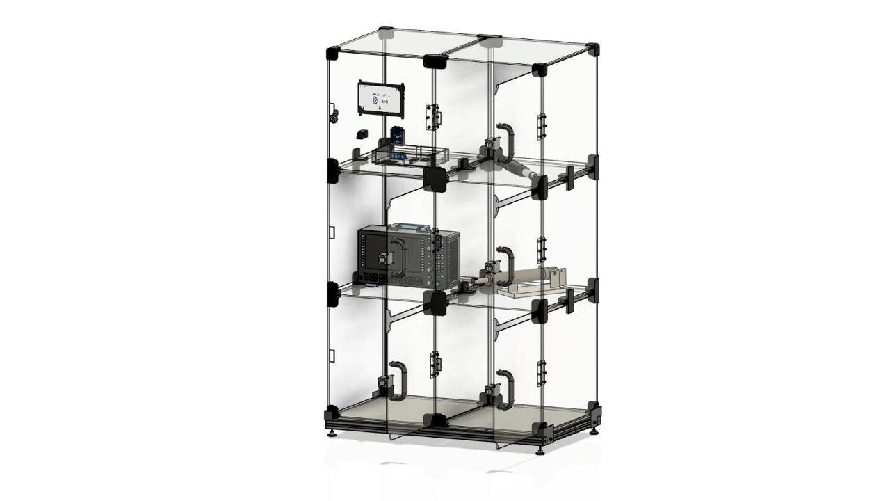 Render 3D Vitrine SlotControl